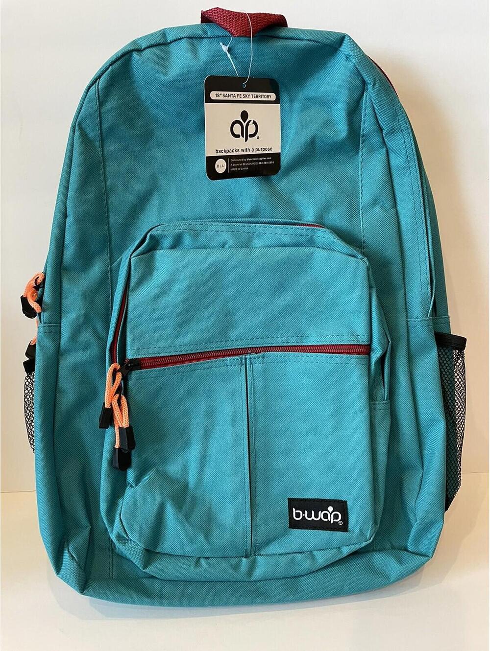 Backpack, 18" B WAP, Travel, Hiking, Gym, double compartment, pockets